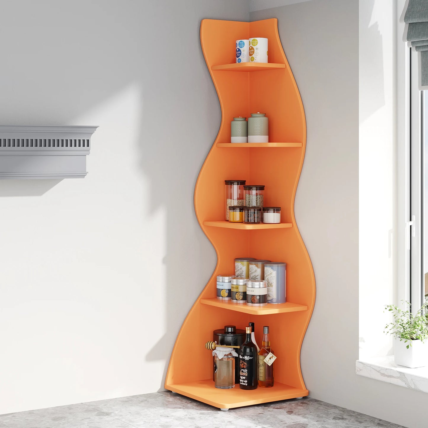 Corner 5‑Tier Shelf