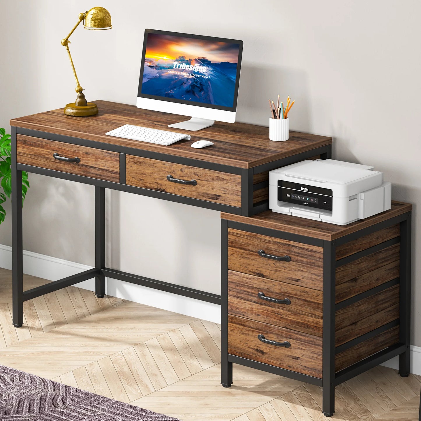 Reversible Drawer Desk