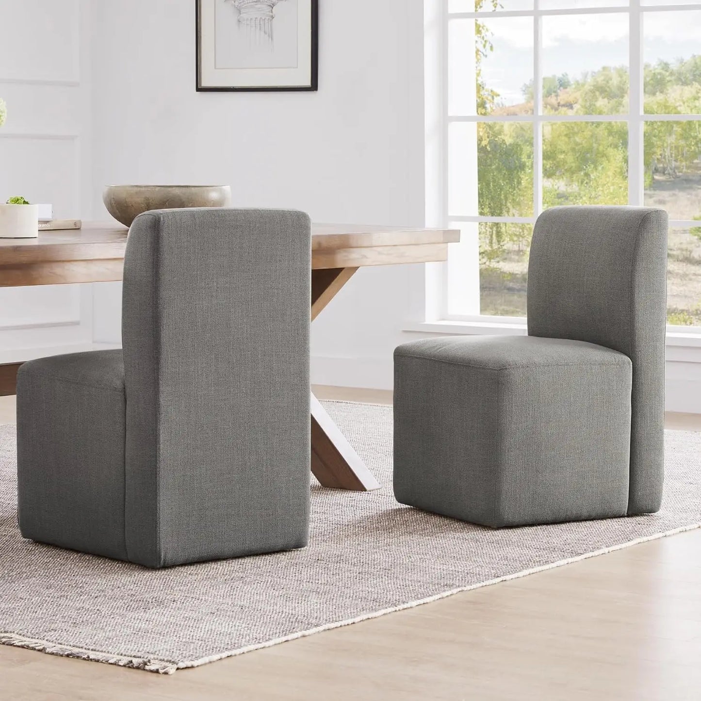 Upholstered Rolling Chairs