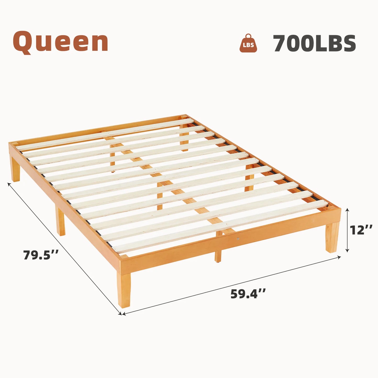 Wood Queen Bed Frame