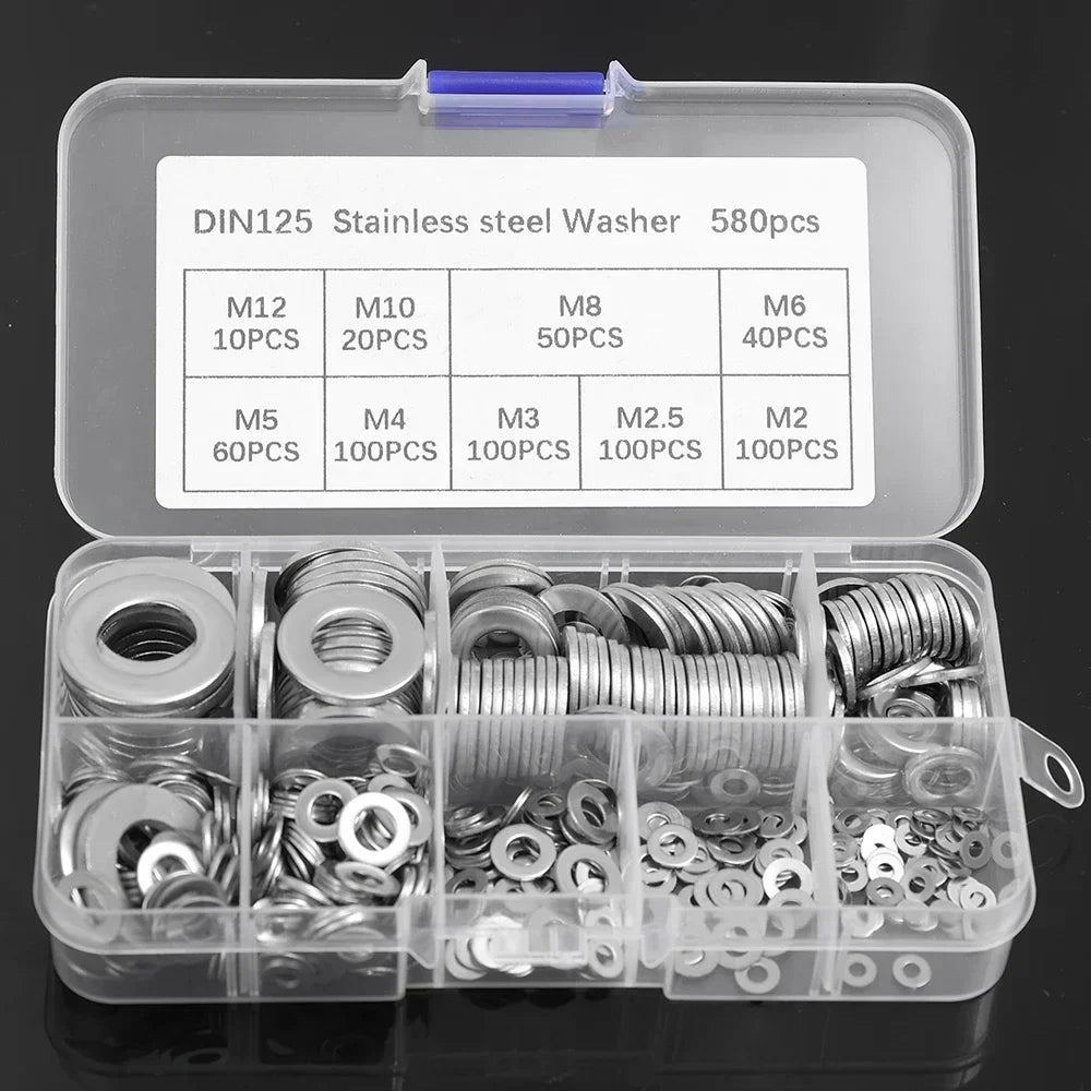 Stainless Steel Washer Assortment Kit