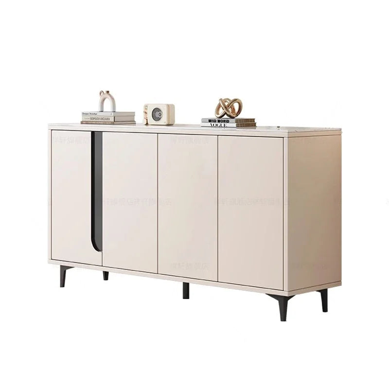 Nordic Dresser Cabinet – Minimalist Aesthetic with Hidden Storage for Living Room and Bedroom