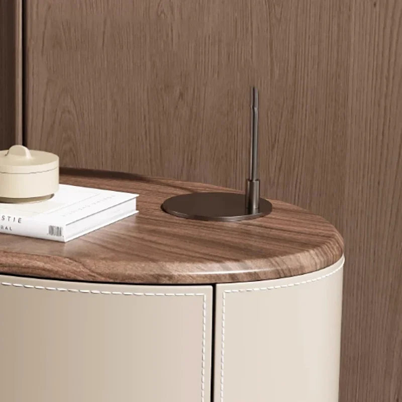 Simple Aesthetic Bedside Table Unique Style Italian Nordic Elegant Nightstands