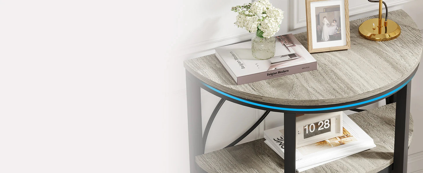 Half Moon Side Table