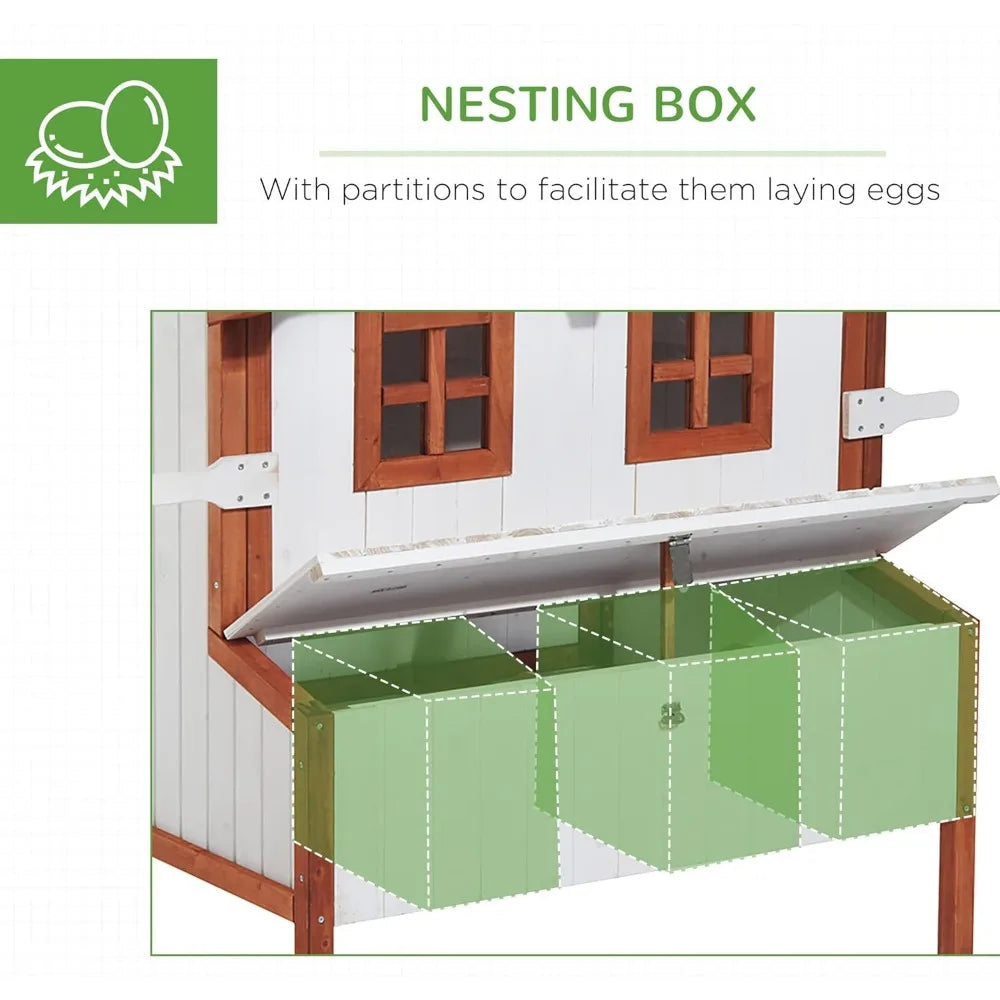Portable Wooden Chicken Coop