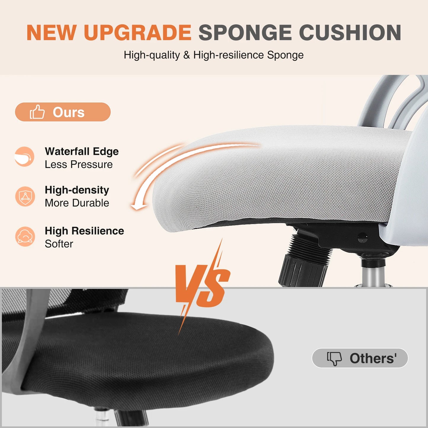 Ergonomic Mesh Backrest Office Chair