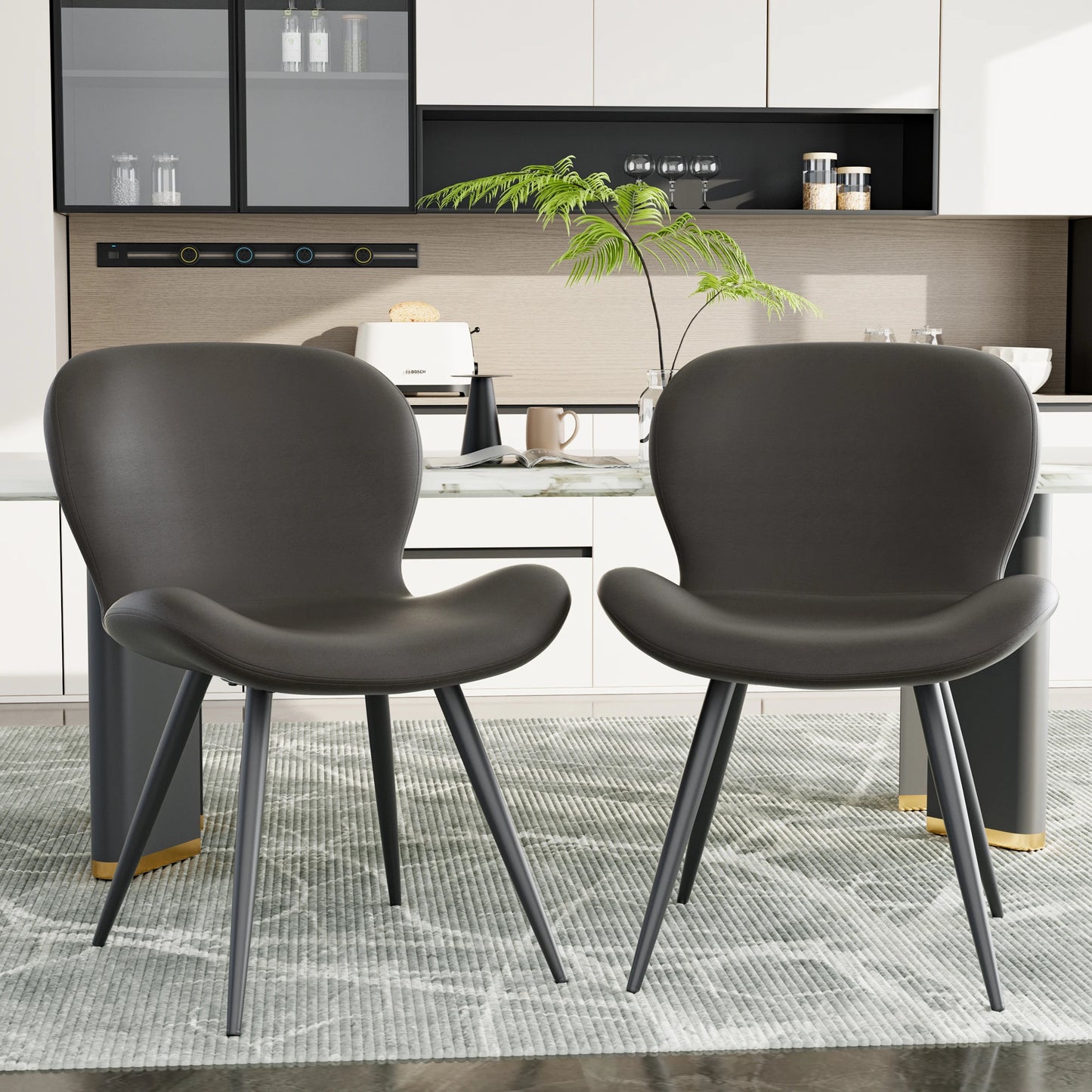 Modern Fabric Dining Chairs