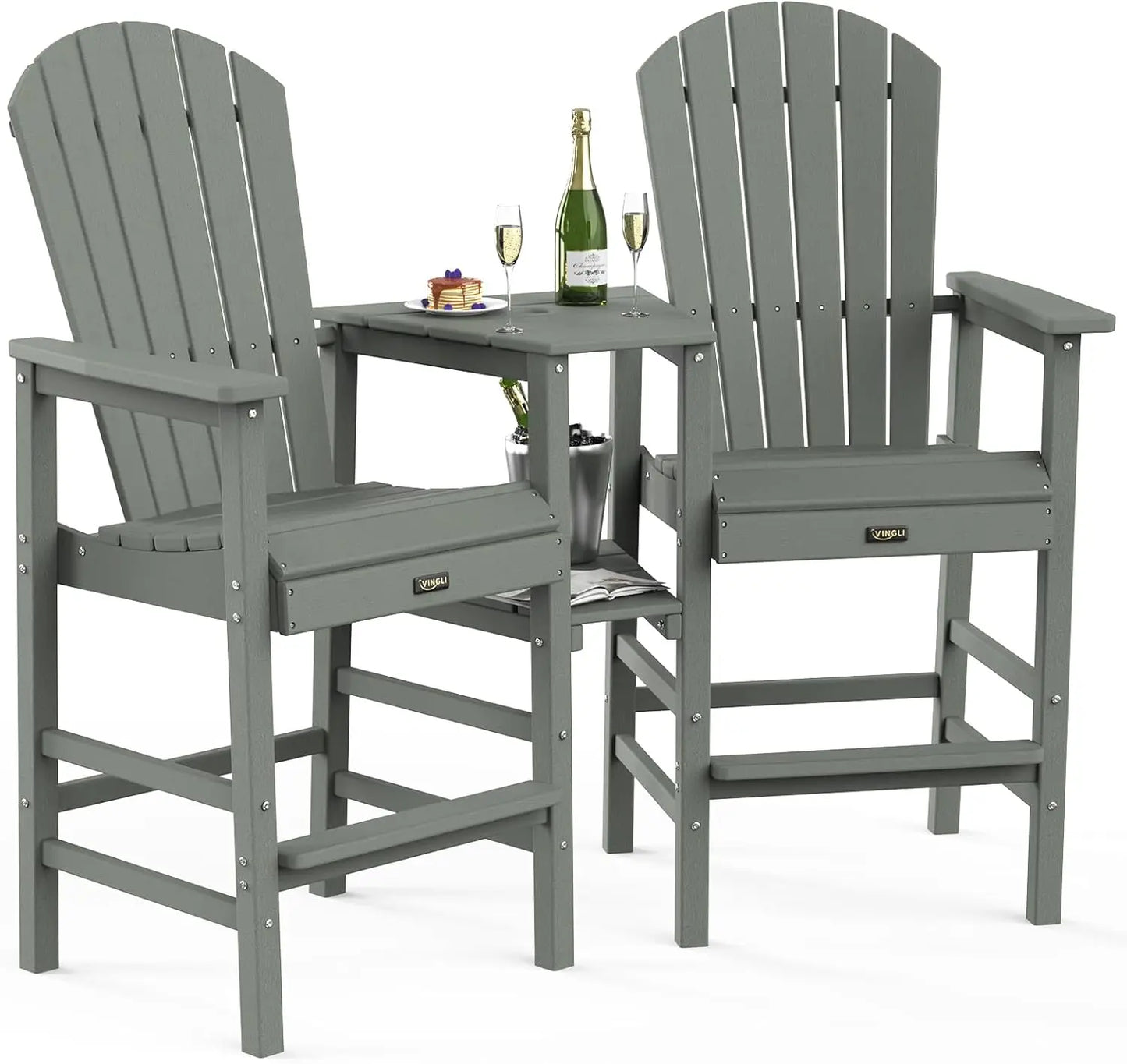 Tall Adirondack Balcony Chairs