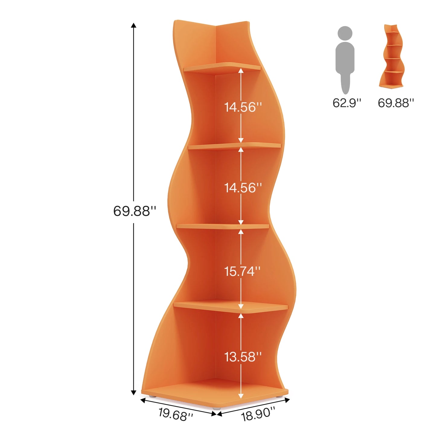 Corner 5‑Tier Shelf