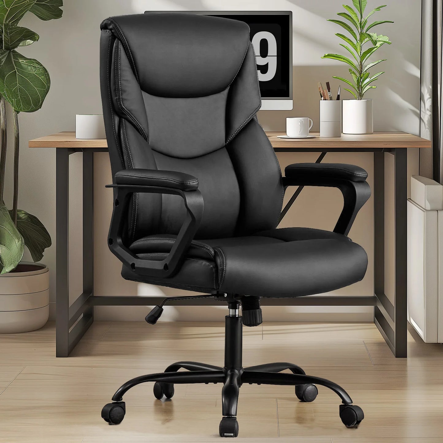 Ergonomic PU Leather Chair