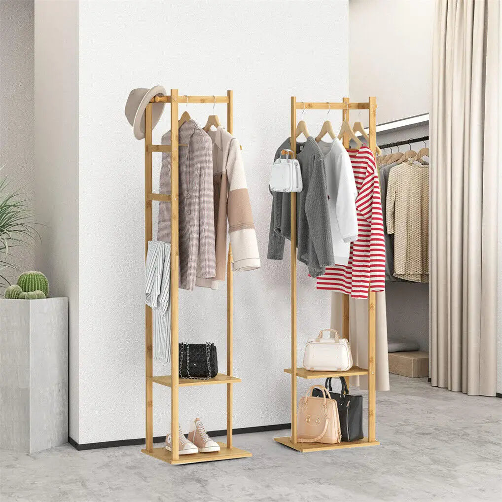 Bamboo Double Rail Rack