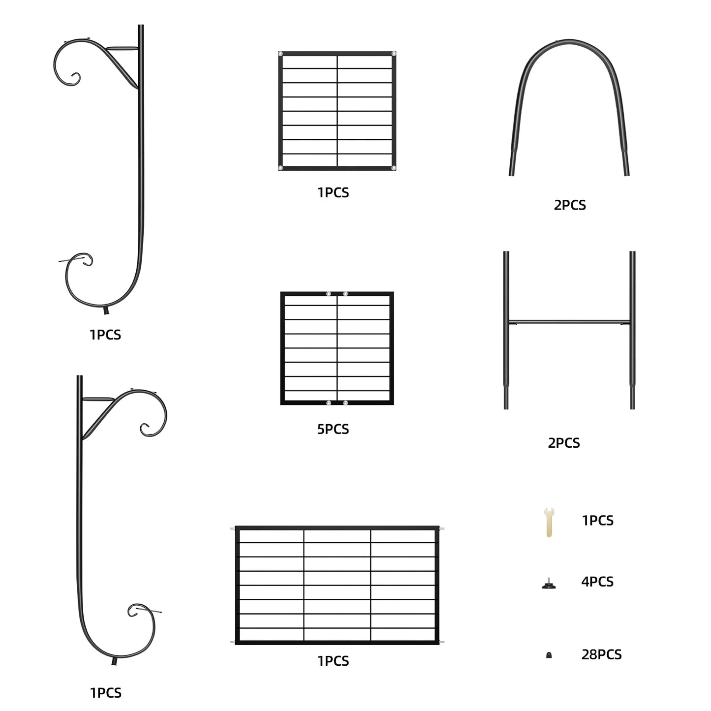 7-Tier Metal Plant Rack