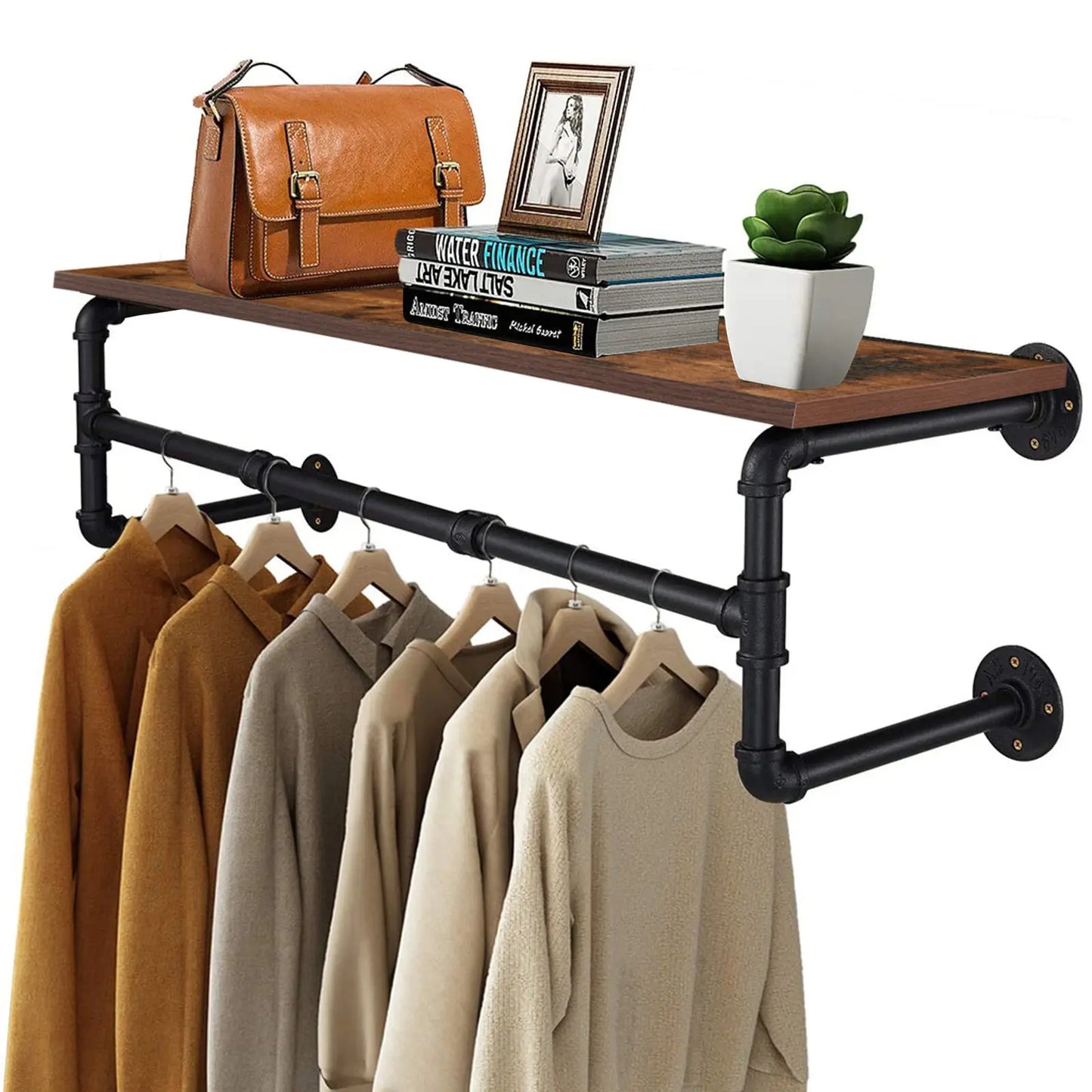 Industrial Pipe Clothes Rack
