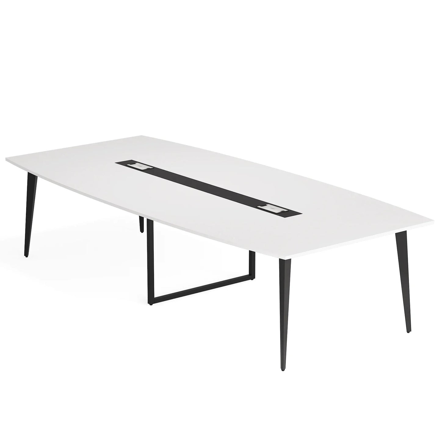 Boat-Shaped Conference Table