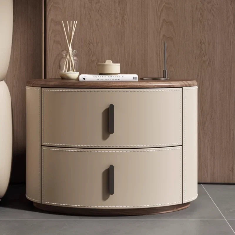 Simple Aesthetic Bedside Table Unique Style Italian Nordic Elegant Nightstands