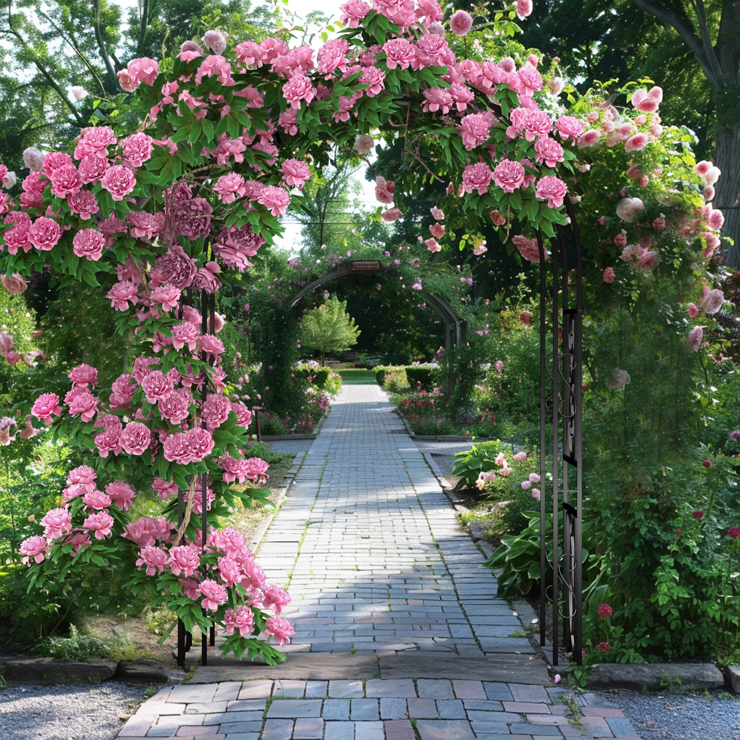 Tall Gothic Metal Garden Arch