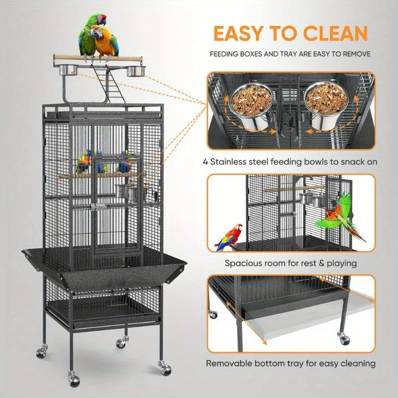 Large Steel Bird Cage
