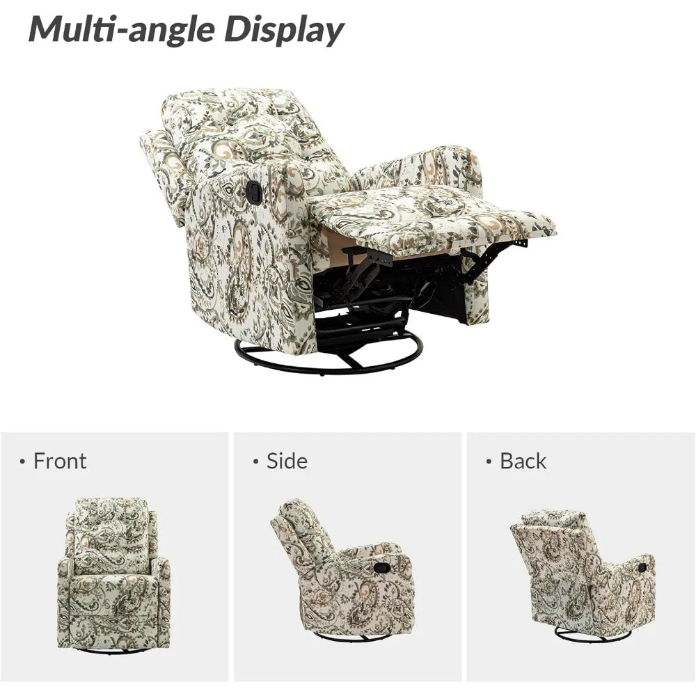 Wingback Swivel Recliner