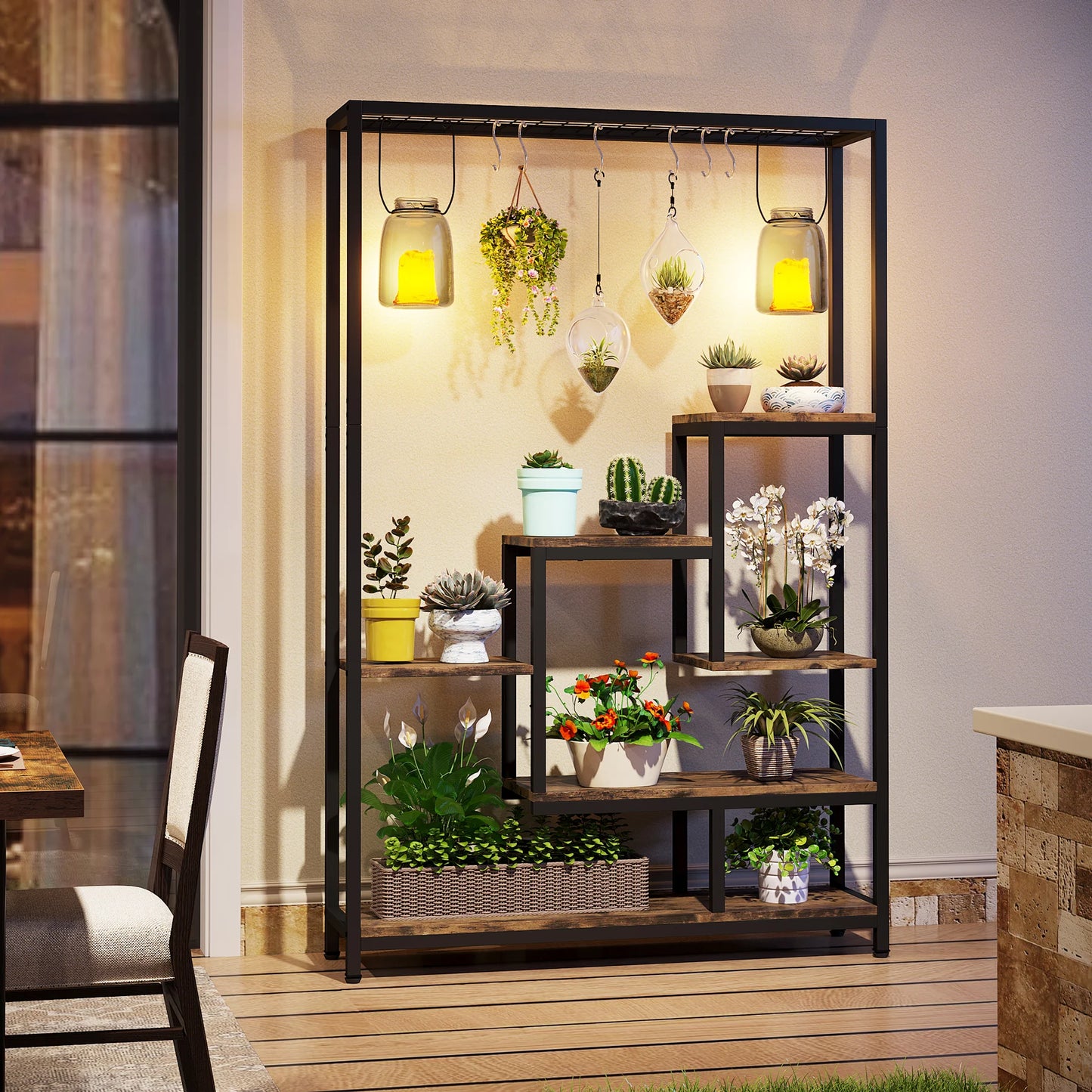 Tall Ladder Plant Stand
