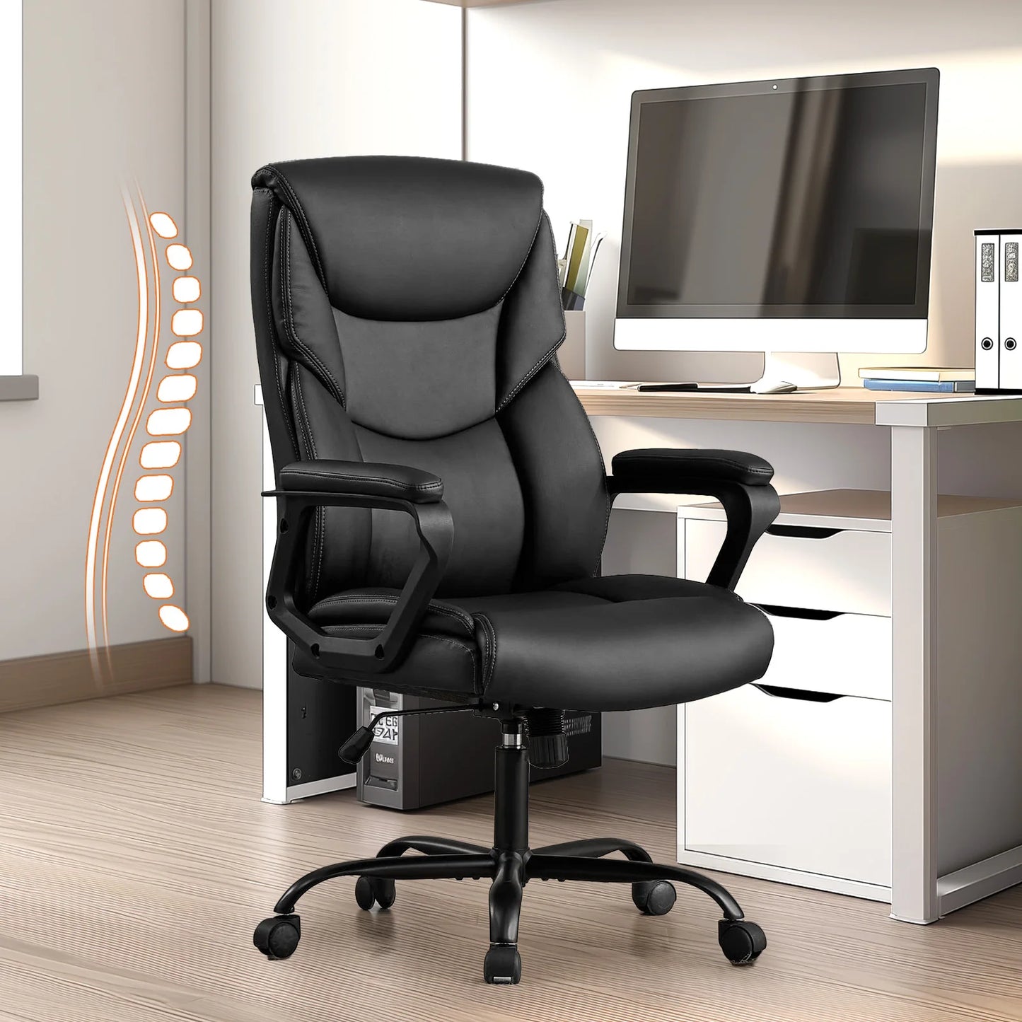 Ergonomic PU Leather Chair
