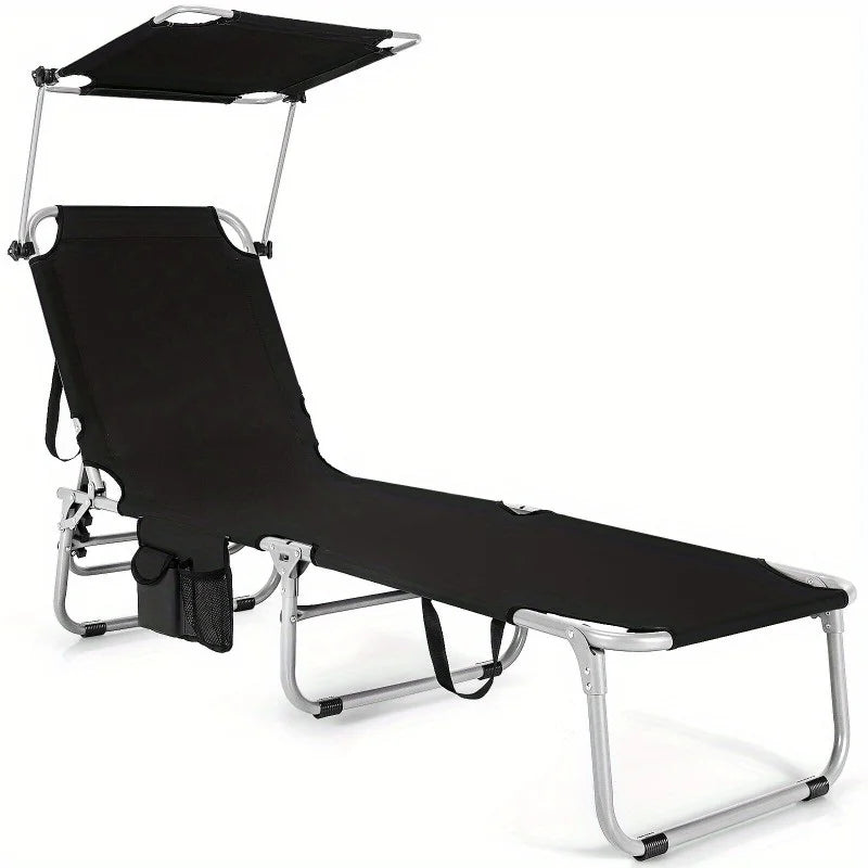 Foldable Sunshade Beach Chair