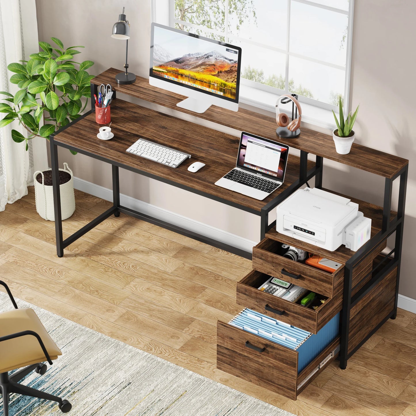 Reversible Drawer Desk