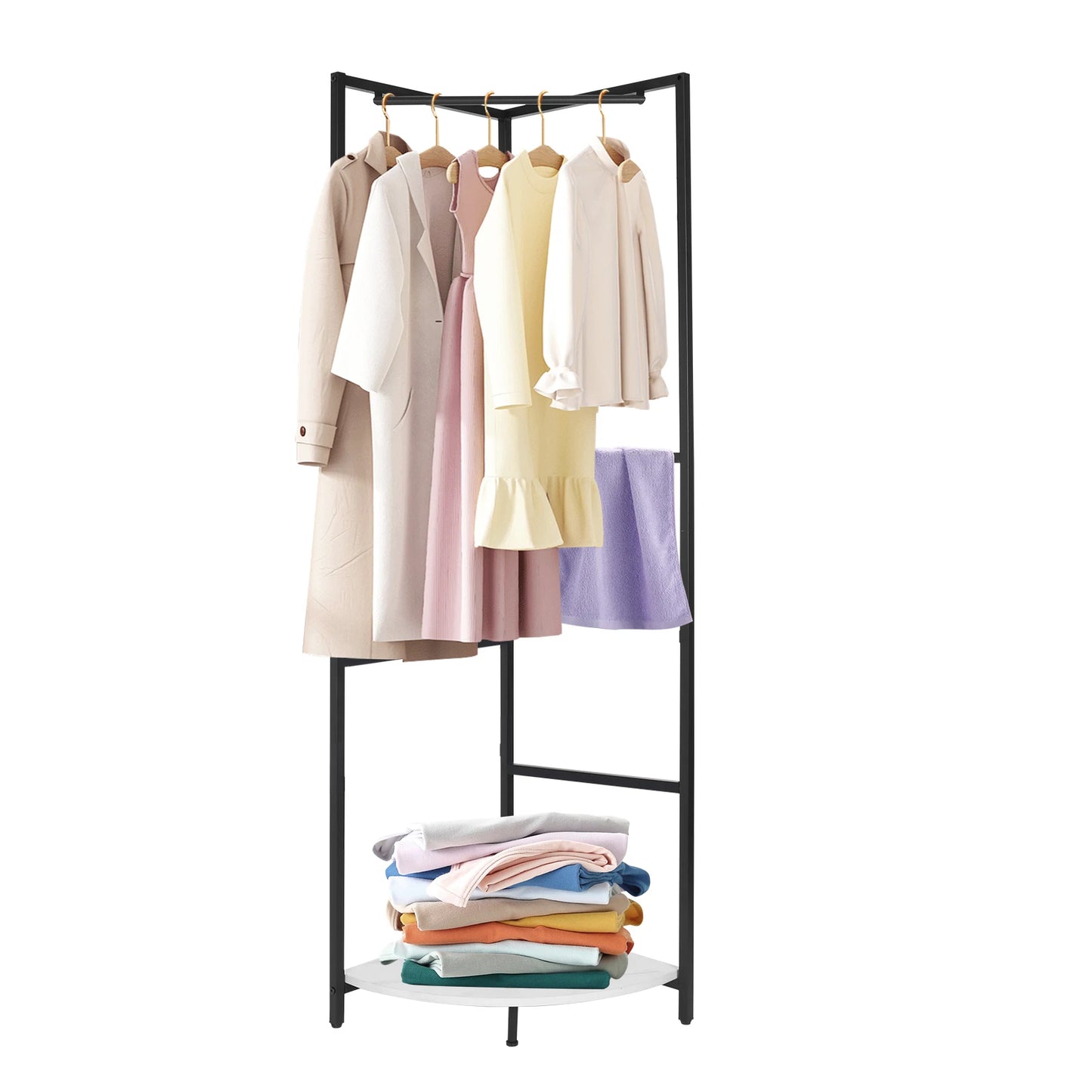 Corner Hall Tree Rack