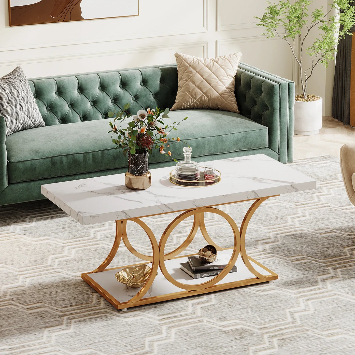 47.24-inch Rectangle Coffee Table