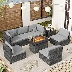 Rattan Sectional Sofa