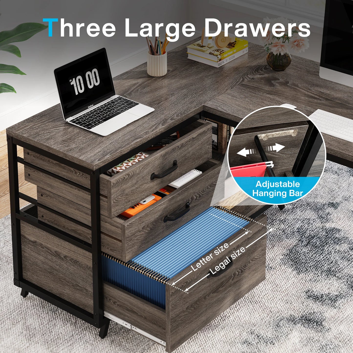 L‑Shaped PC Desk