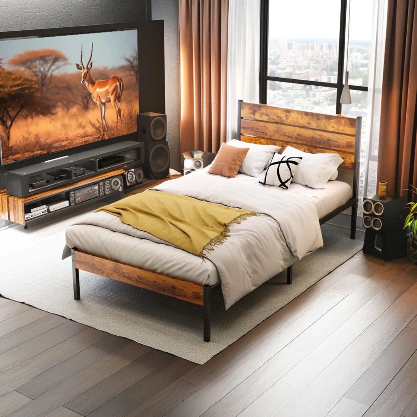 Metal Queen Bed Frame