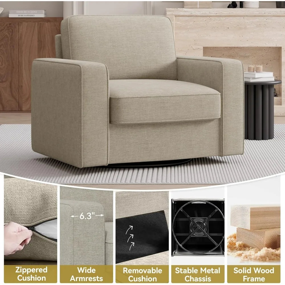 Swivel Accent Chair Set