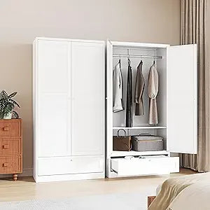 Metal Armoire Wardrobe