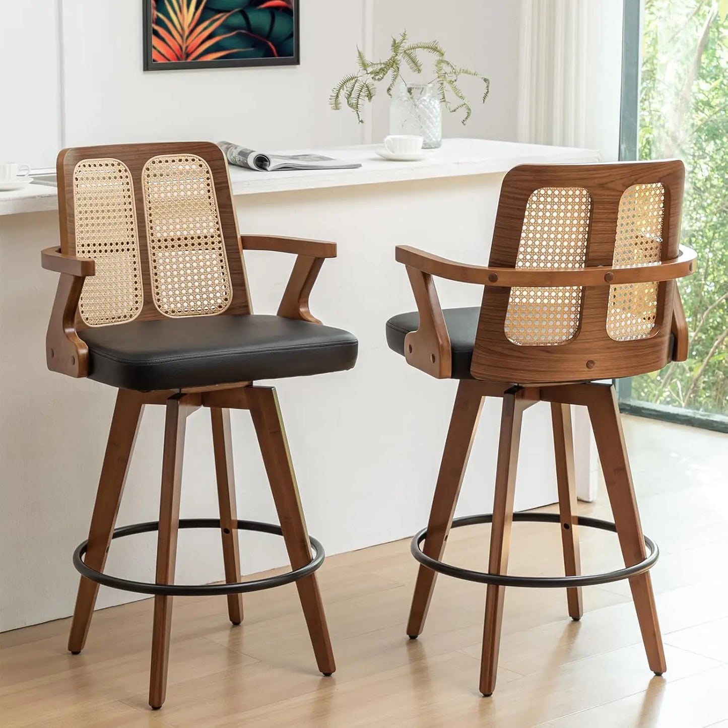 Swivel Bar Stools Set