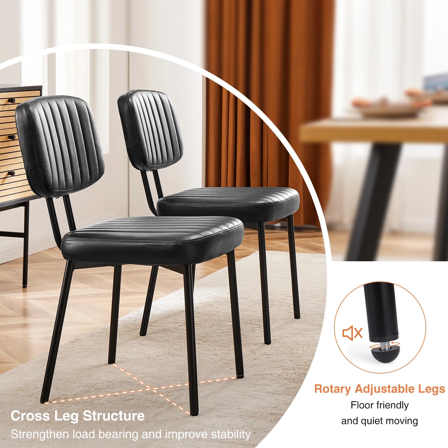 PU Leather Dining Chairs