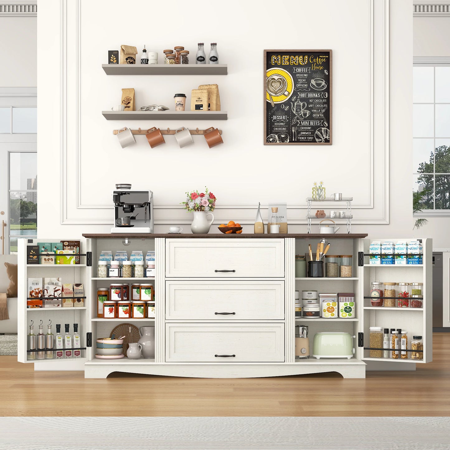 kitchen sideboards with drawer
