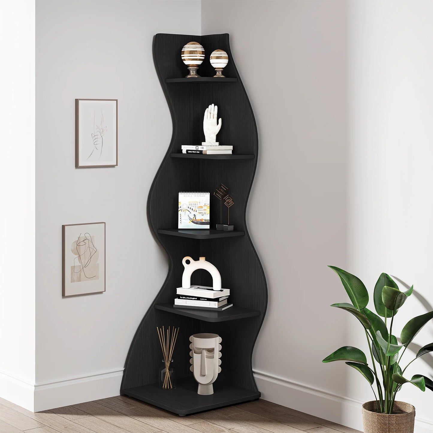 Corner 5‑Tier Shelf
