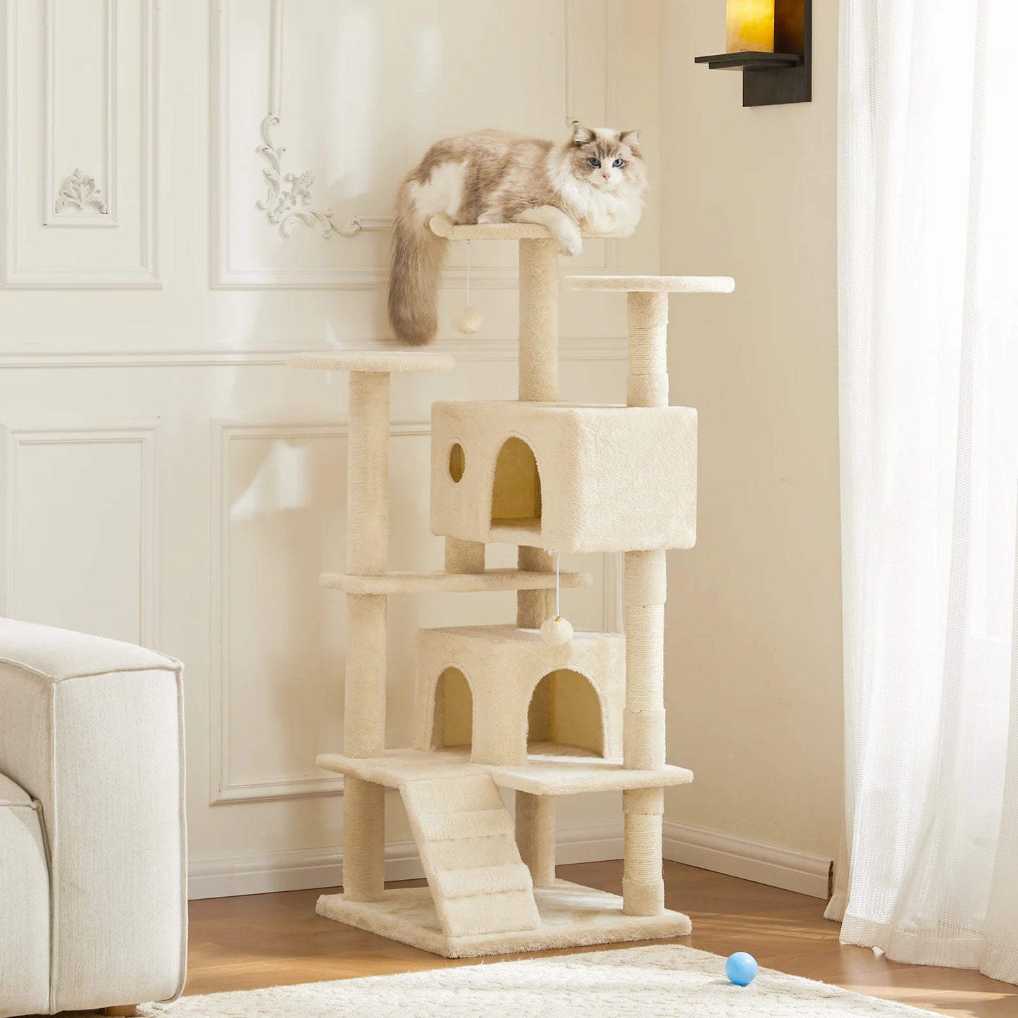 54in Tall Multi-Level Cat Tree