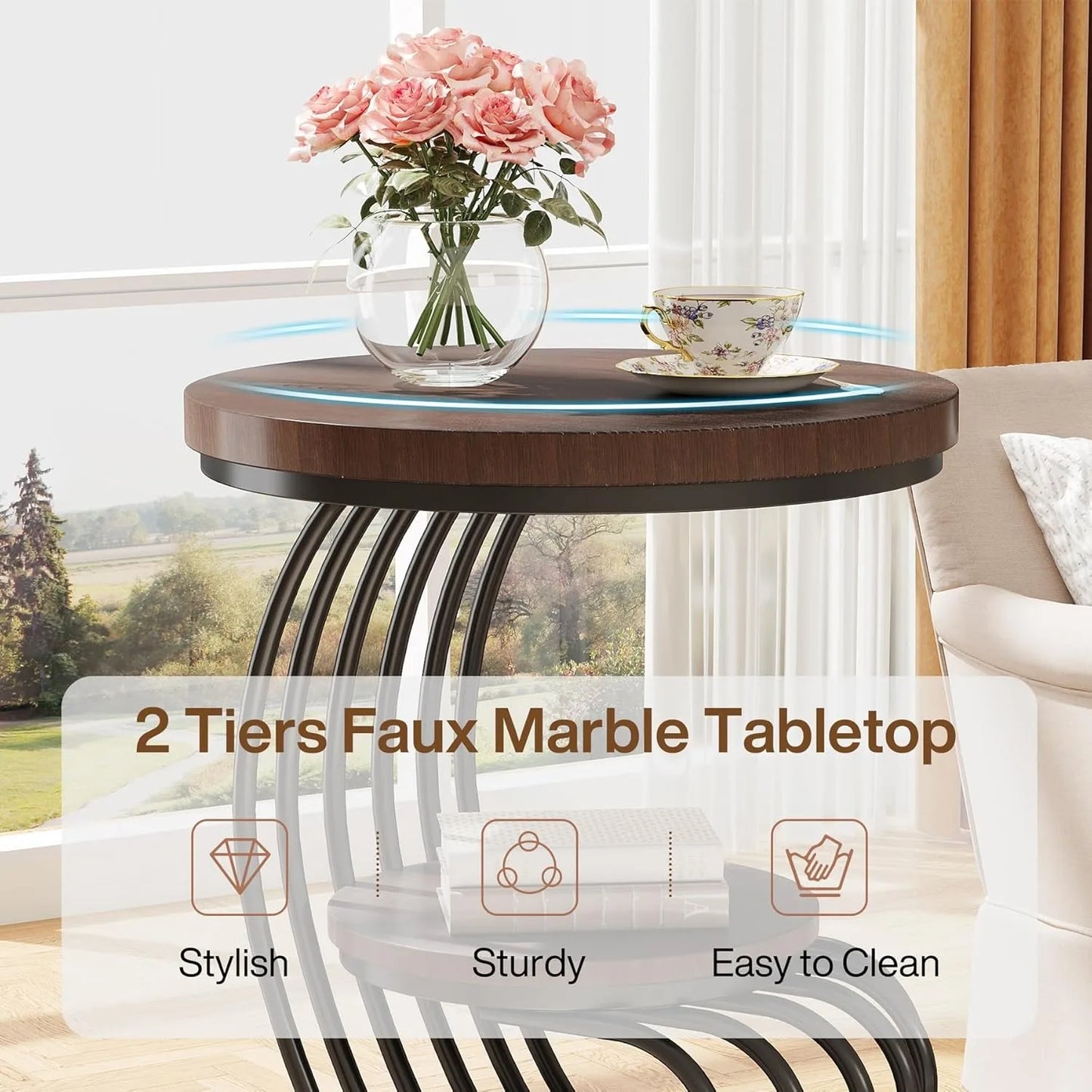 Arc Side End Table