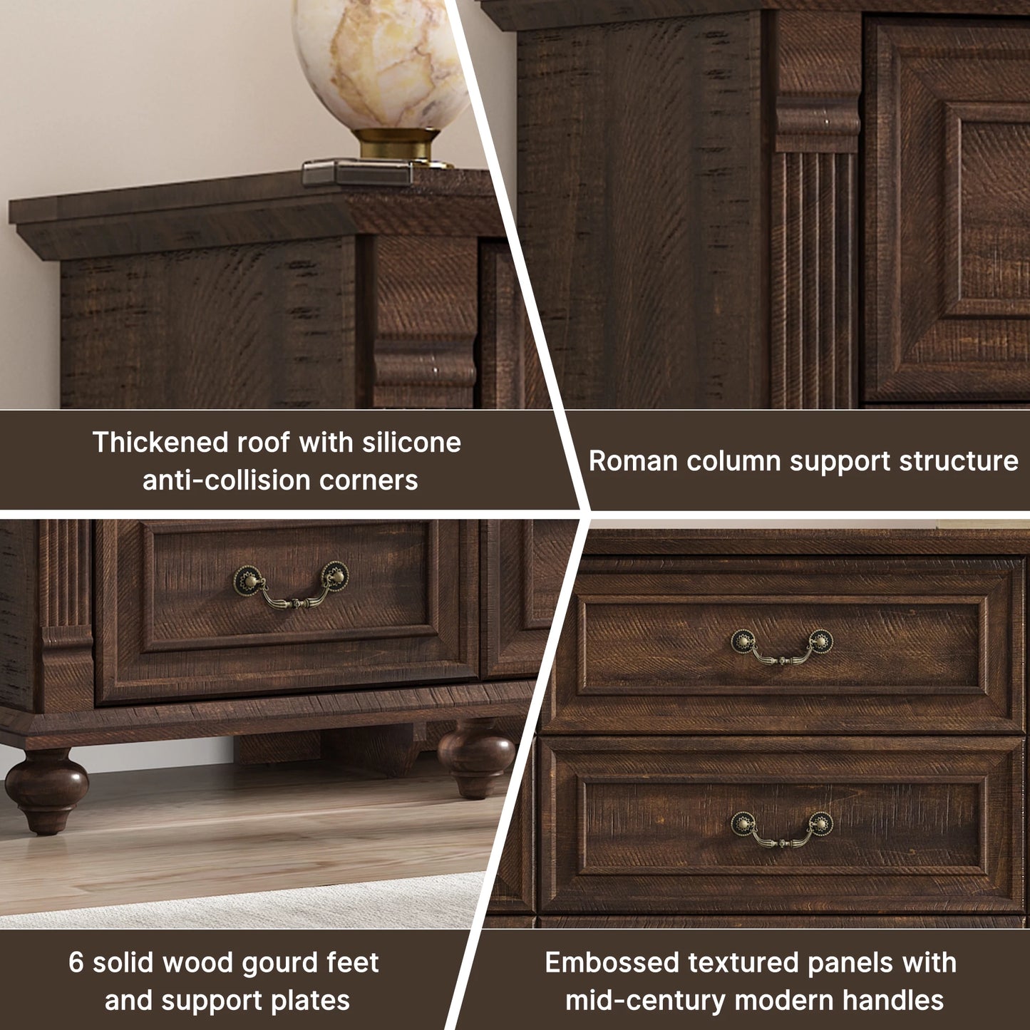 9-drawer bedroom dresser