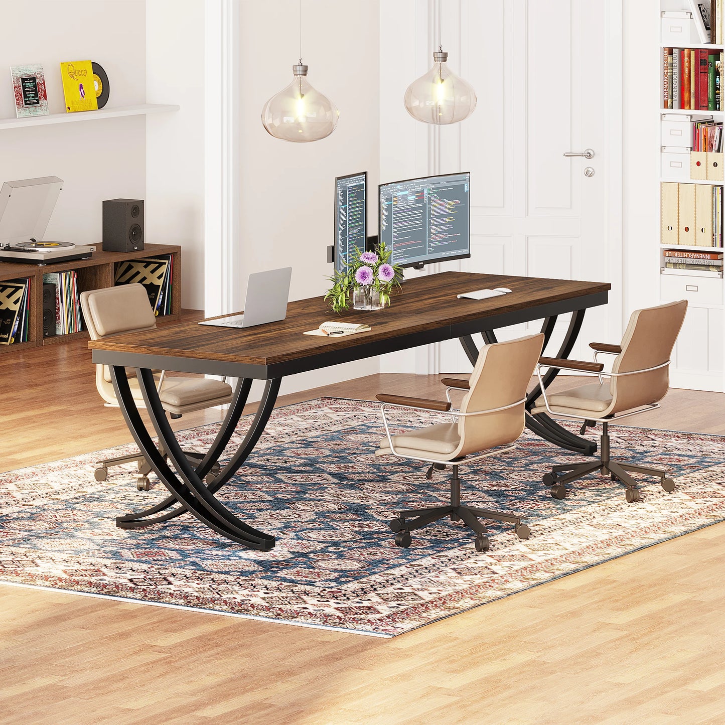 Dual Workspace Desk