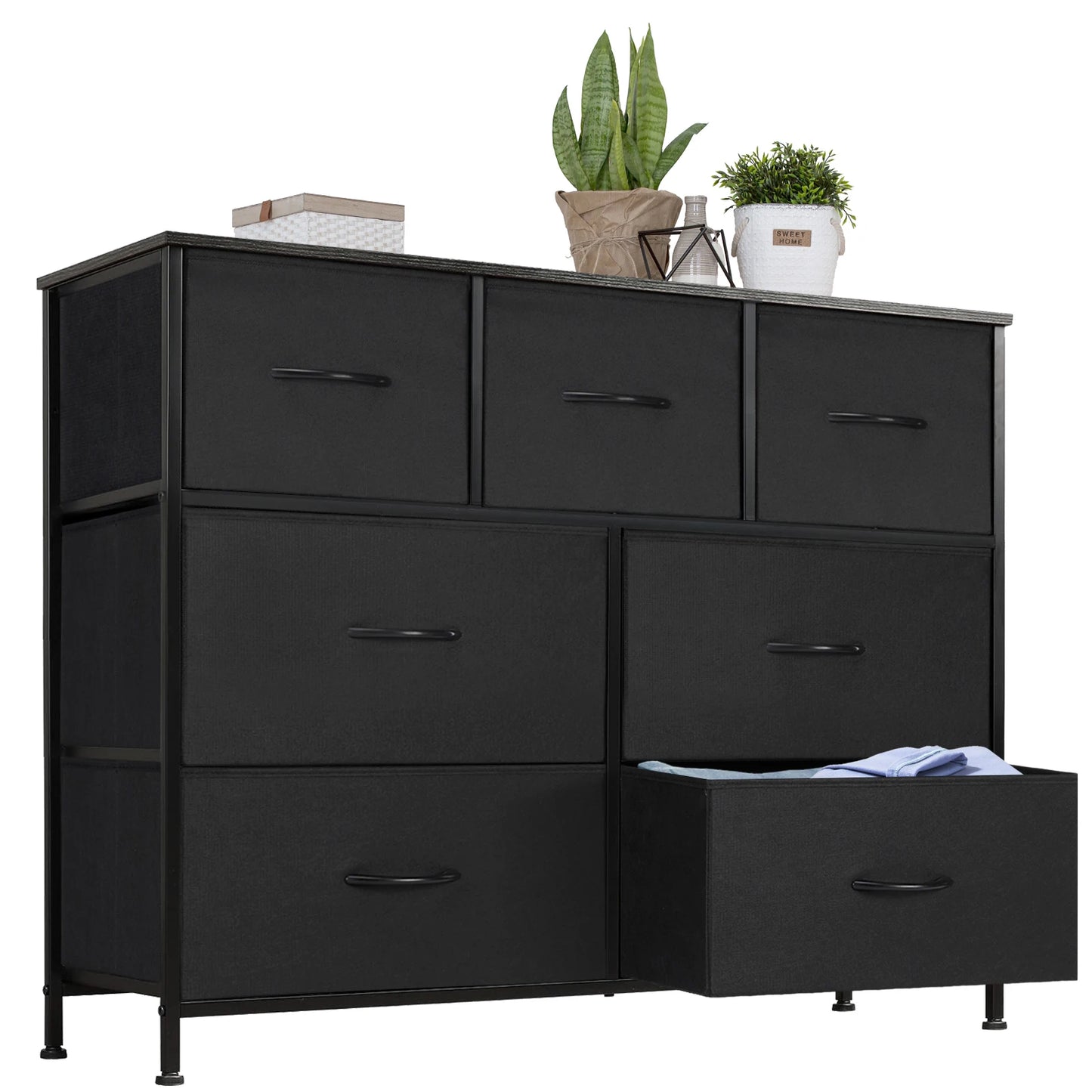 7 Drawer Fabric Dresser