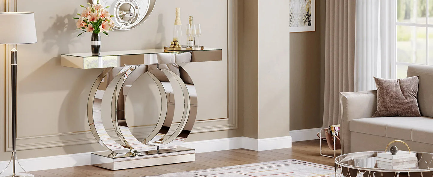 Mirrored Console Table