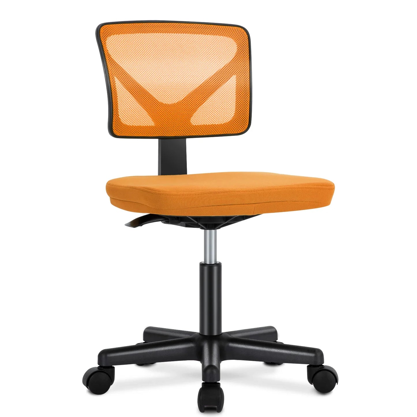 Mesh Armless Office Chair with Lumbar Support