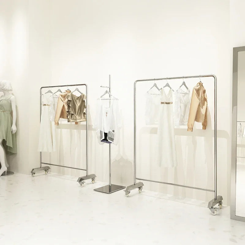 Adjustable Mobile Clothes Rail