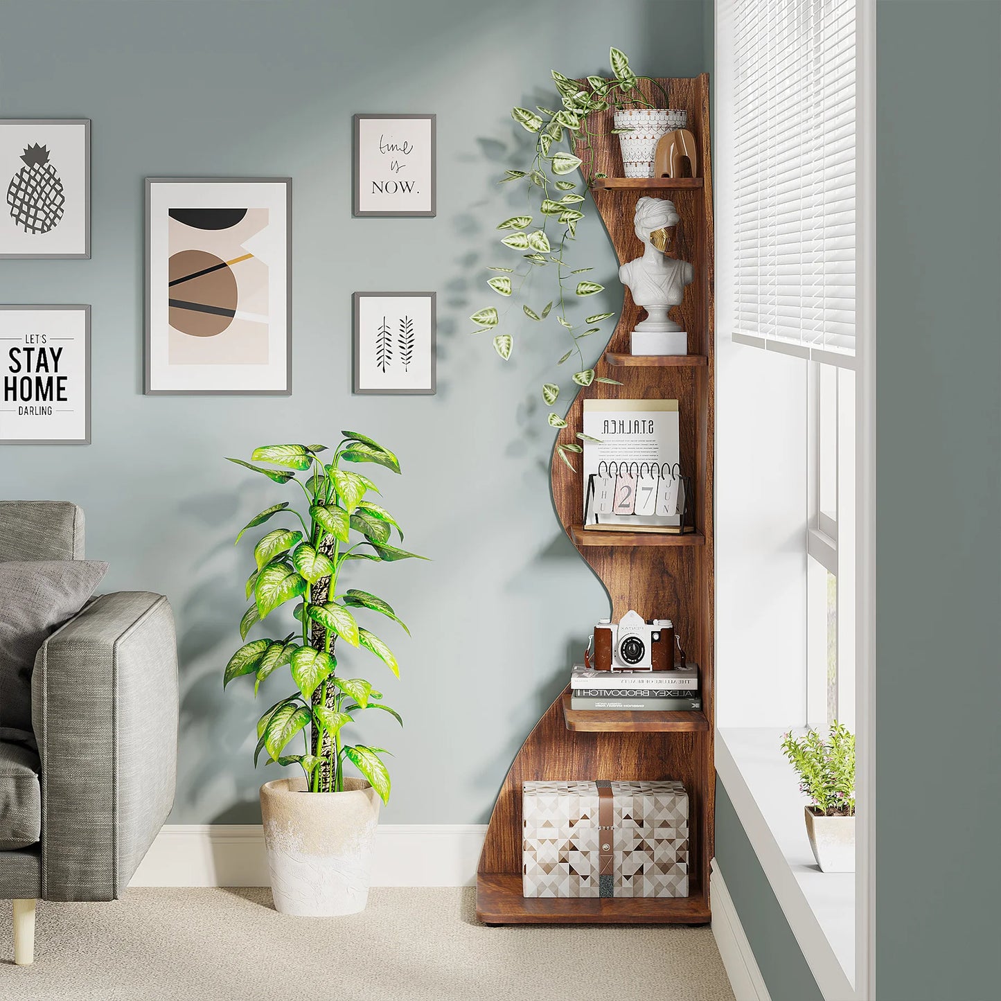 Corner 5‑Tier Shelf