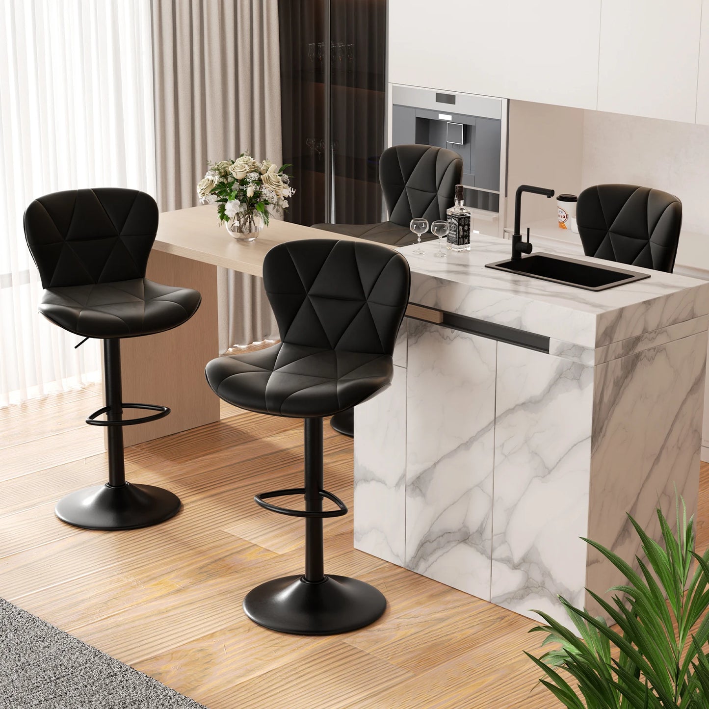 Adjustable Swivel Bar Chairs