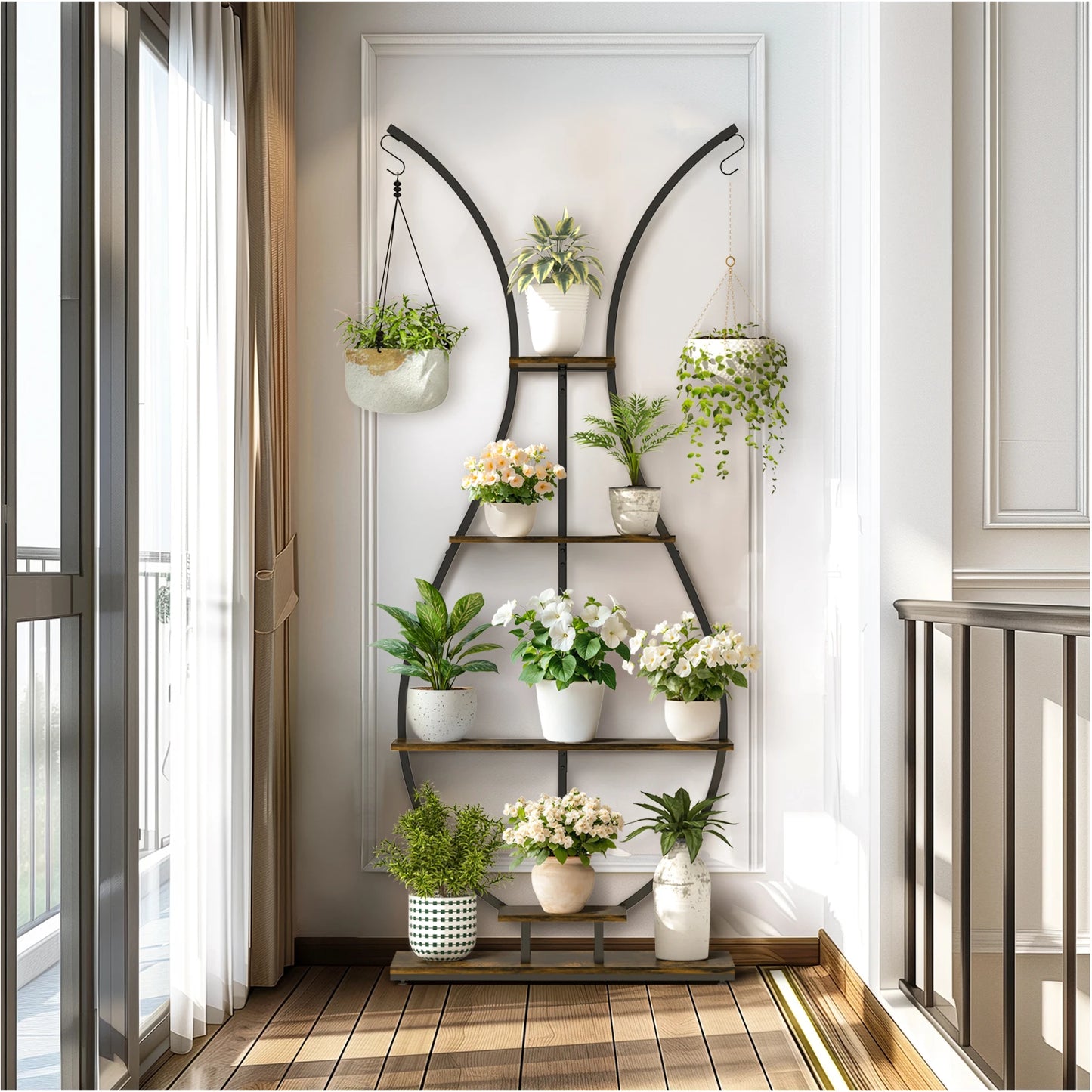 Vase-Shaped Plant Stand