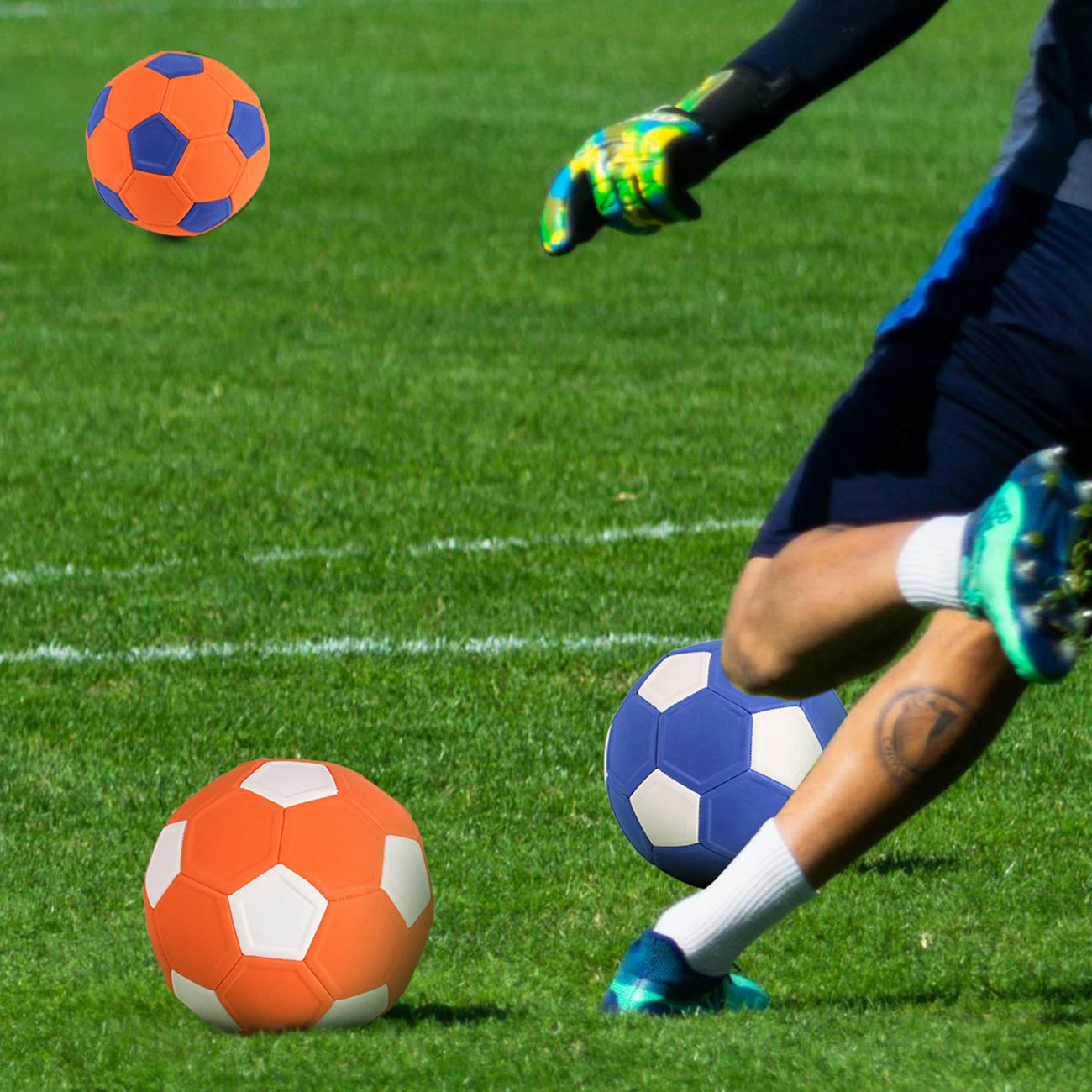 Durable soft and comfortable sports football