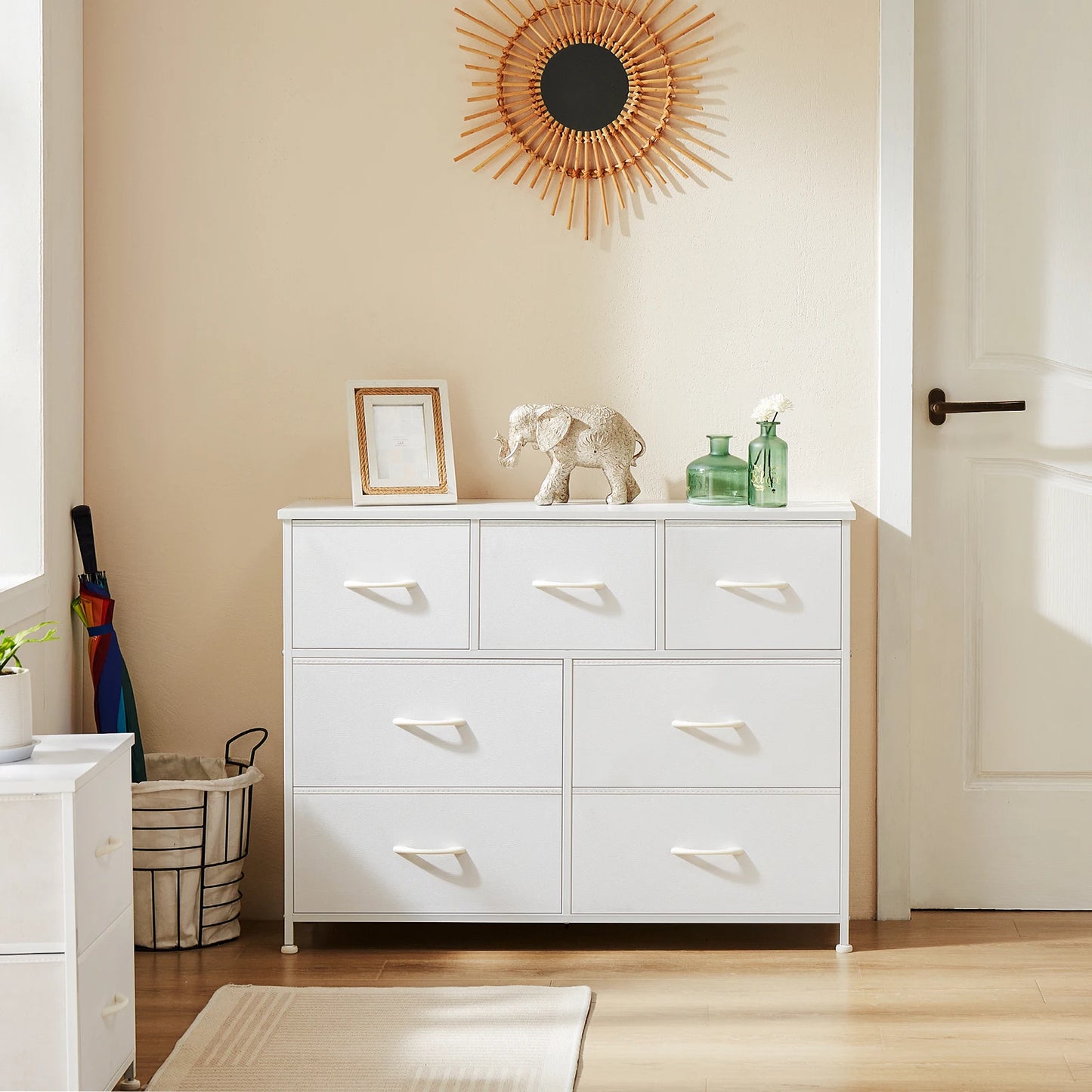 Wardrobe with Fabric Drawers (5/7/10 Drawers)